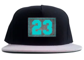 23 Cement Blue Jersey 2 Tone Snapback Hat