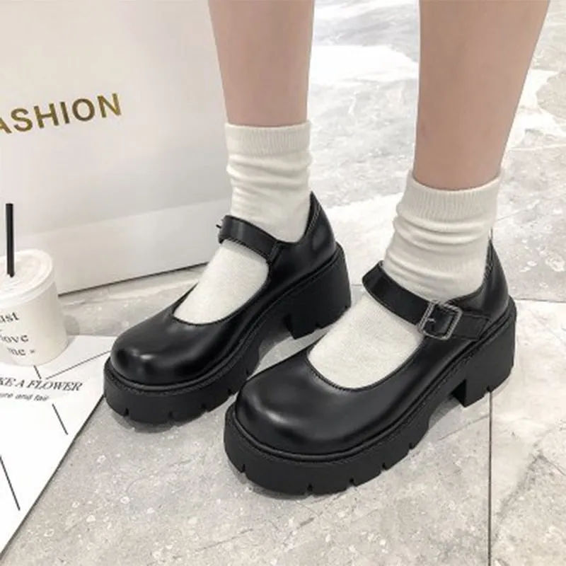 Amozae-  Lolita Shoes Woman Platform Mary Janes Women's Cosplay High Heels Shoes Ladies Original Design Pumps Female Casual Shoes