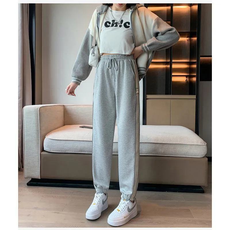 Casual Banana-Shaped Plus Sports Plus Velvet Loose Fit Sweatpants