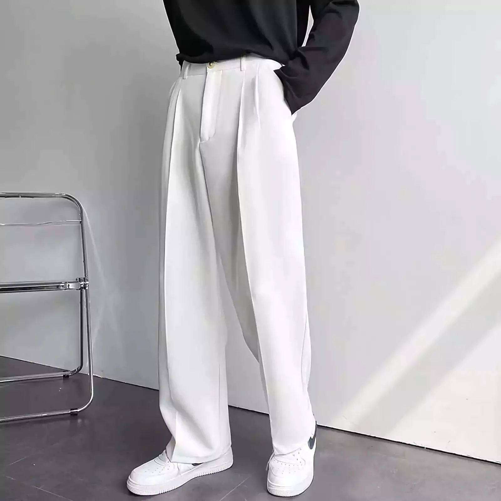 Comfort Flex Wide-Leg Pants