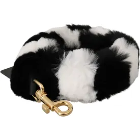 Dolce & Gabbana Elegant Fur Shoulder Strap Accessory