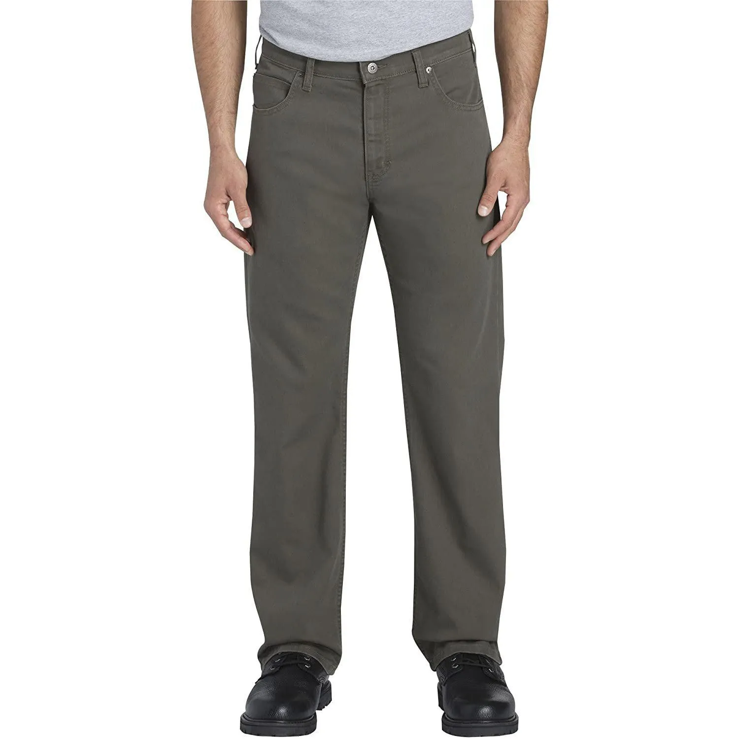 FLEX Regular Fit Straight Leg Tough Max Duck 5-Pocket Pants