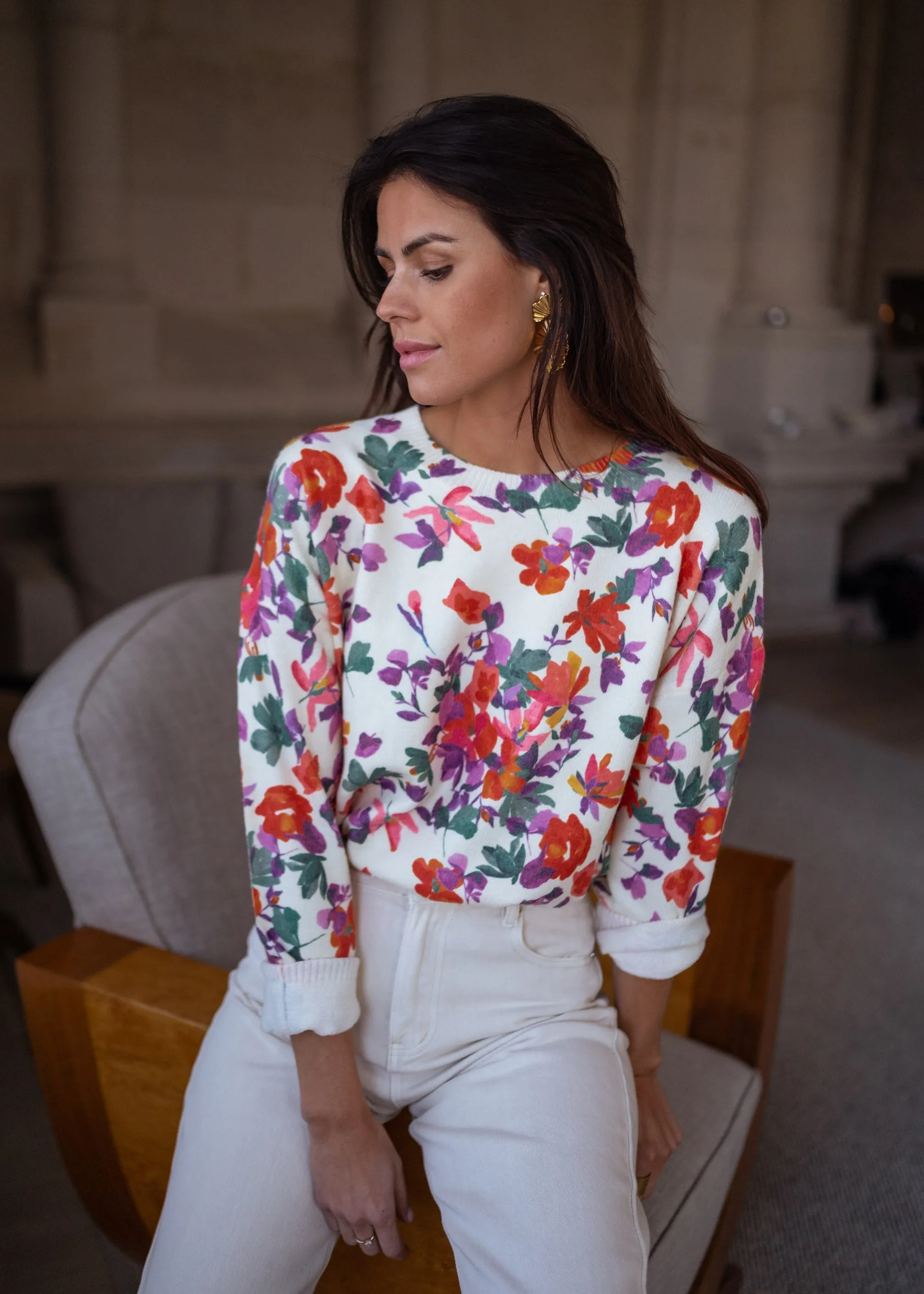 Floral Weston Sweater