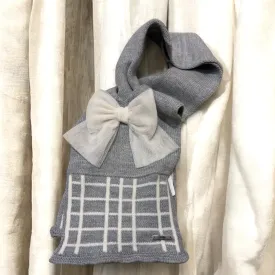 Gray Knit Scarf