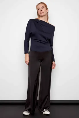 iLTM Dimitra Satin Wide Leg Pants