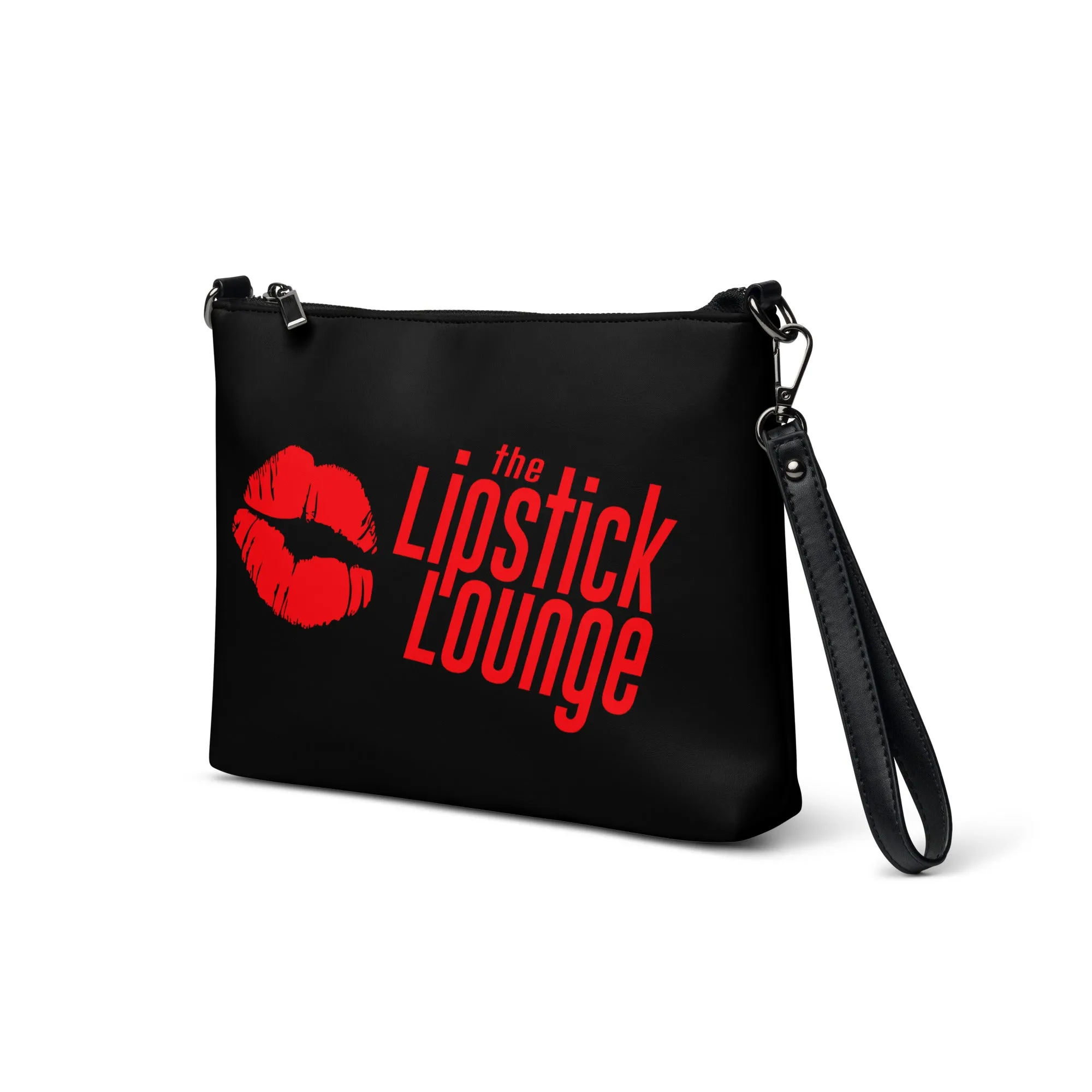 Lipstick Lounge Red Logo Crossbody Bag