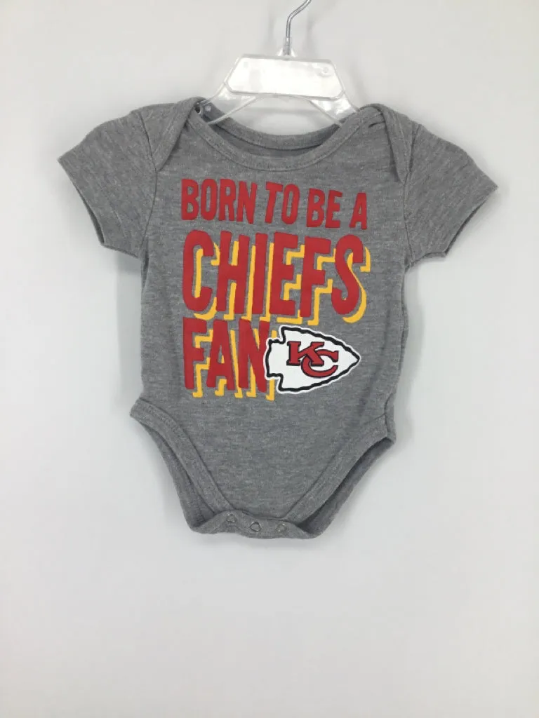 NFL Child Size 0-3 Months Gray Onesie