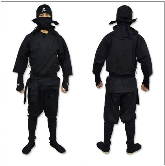 Ninja Suit Set (for Adult)・Black