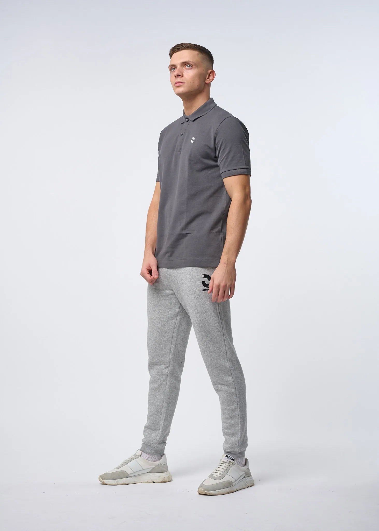 Omnitau Men's Classics Organic Cotton Sweatpants - Heather Grey