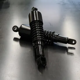 "Progressive" Shocks - Black/Chrome - Eye/Eye (325mm)