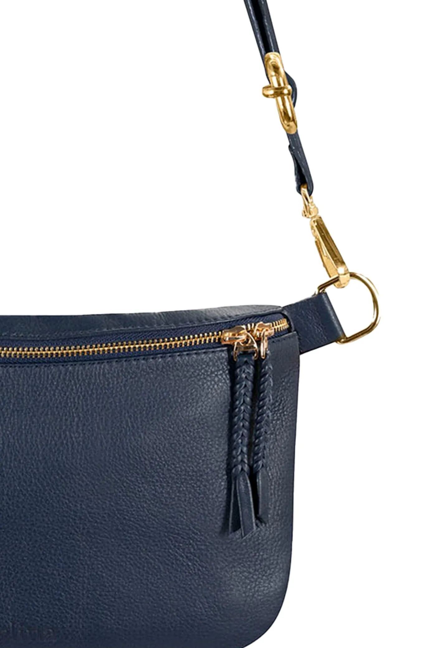 Ramona Leather Handbag Navy