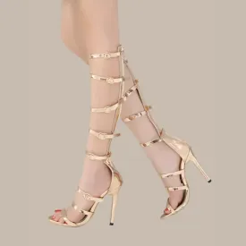 Sexy Stiletto High Heels with Strap