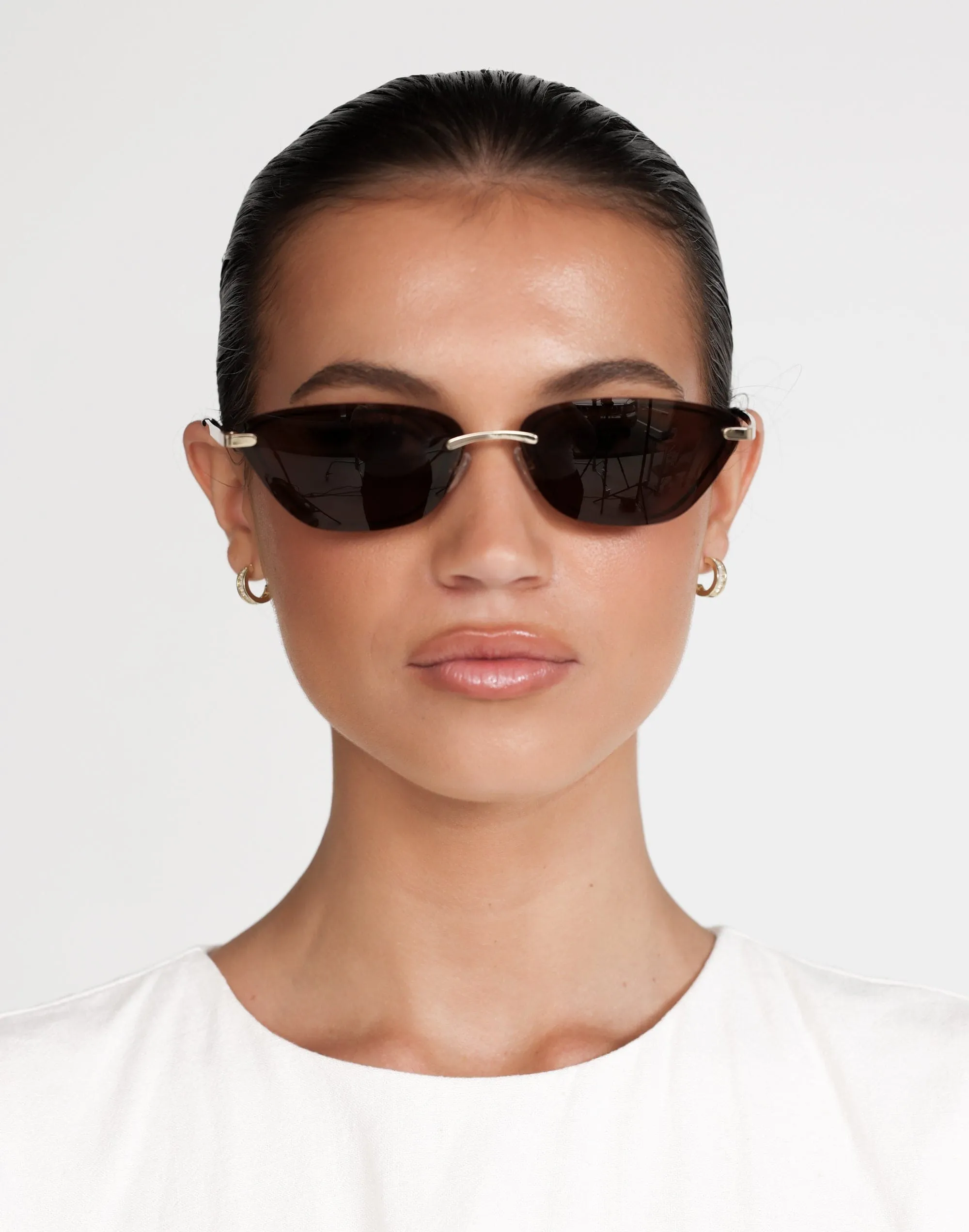 The Chandra Sunglasses (Light Gold Chocolate) - By Banbé