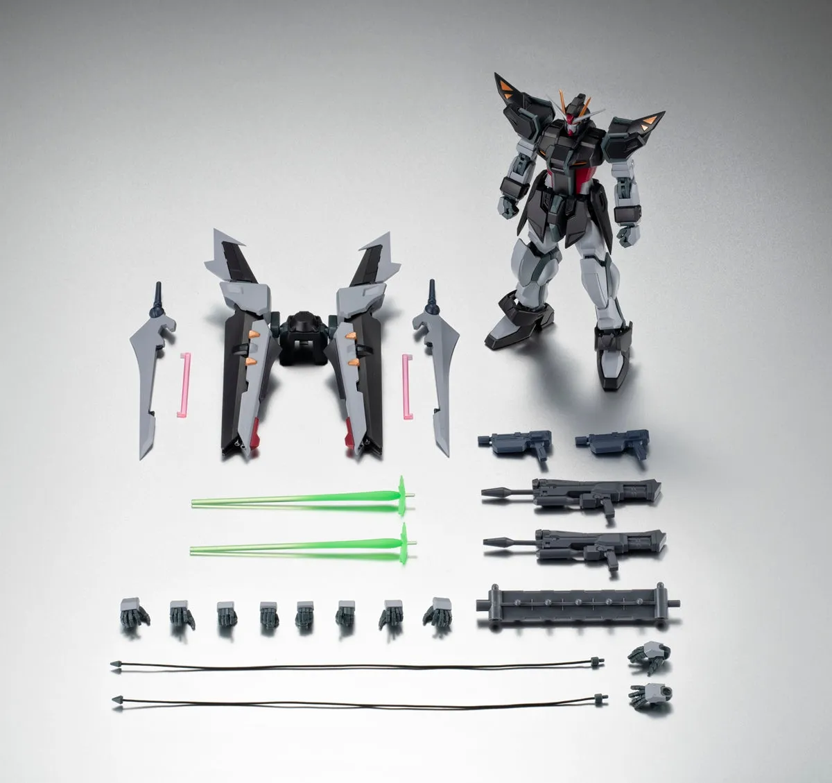 The Robot Spirits GAT-X105E   AQM/E-X09S Strike Noir Gundam ver. A.N.I.M.E.