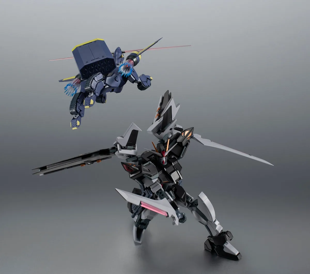 The Robot Spirits GAT-X105E   AQM/E-X09S Strike Noir Gundam ver. A.N.I.M.E.