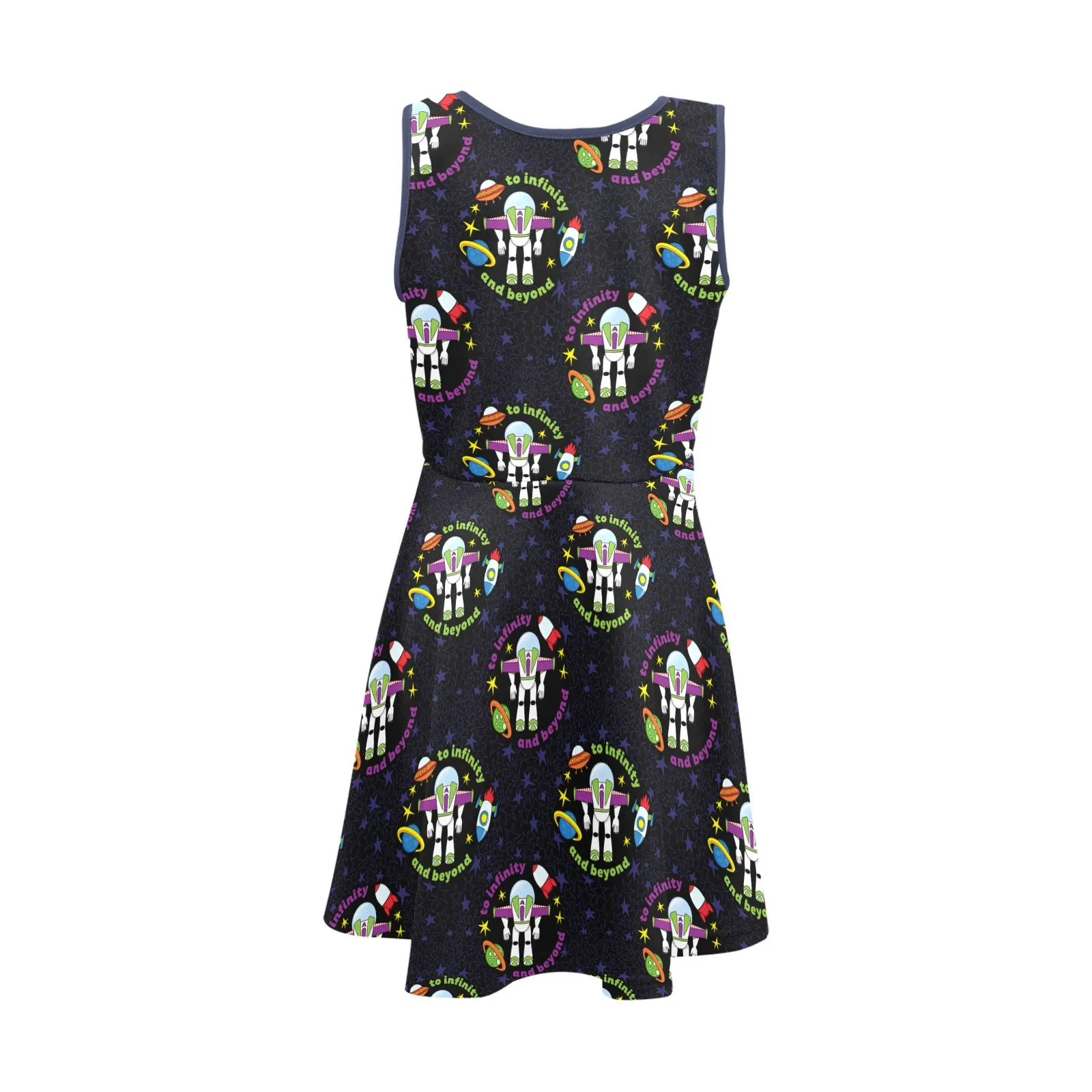 To Infinity And Beyond Girls' Sleeveless Sundress